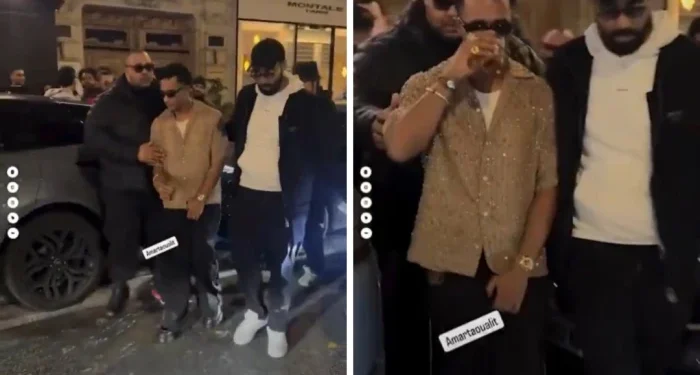 شاهد..فيديو مثير.. محمد رمضان يحتسي مشروبًا غامضًا في شوارع باريس ويشعل الجدل! شاهد..فيديو مثير.. محمد رمضان يحتسي مشروبًا غامضًا في شوارع باريس ويشعل الجدل!