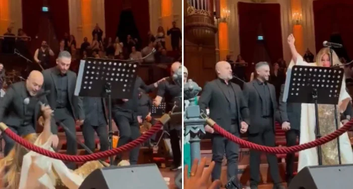 شاهد لحظة سقوط نجوى كرم على المسرح في أمستردام أثناء رقص الدبكة تشعل مواقع التواصل! شاهد لحظة سقوط نجوى كرم على المسرح في أمستردام أثناء رقص الدبكة تشعل مواقع التواصل!